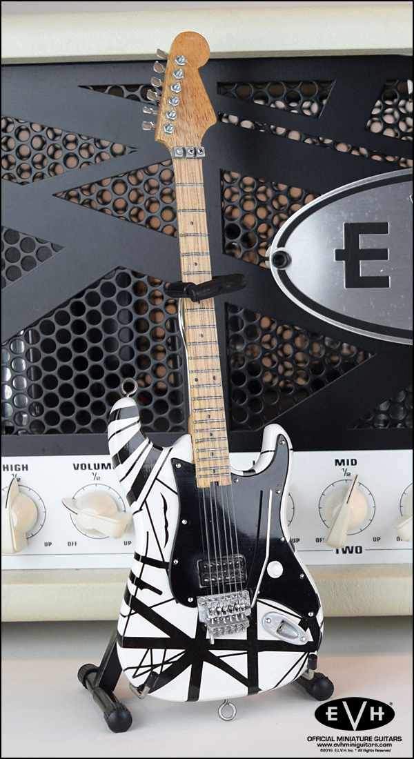 Featured image of post Van Halen Stripes Black And White Legend has it that eddie van halen painted his frankenstrat guitar also known as the frankenstein with the iconic red black white color that makes it 35 years ago this week that the famous guitarist transformed his white guitar with black stripes into its even more recognized red white black colors
